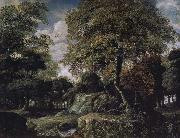 Jan van der Heyden Forest landscape France oil painting artist